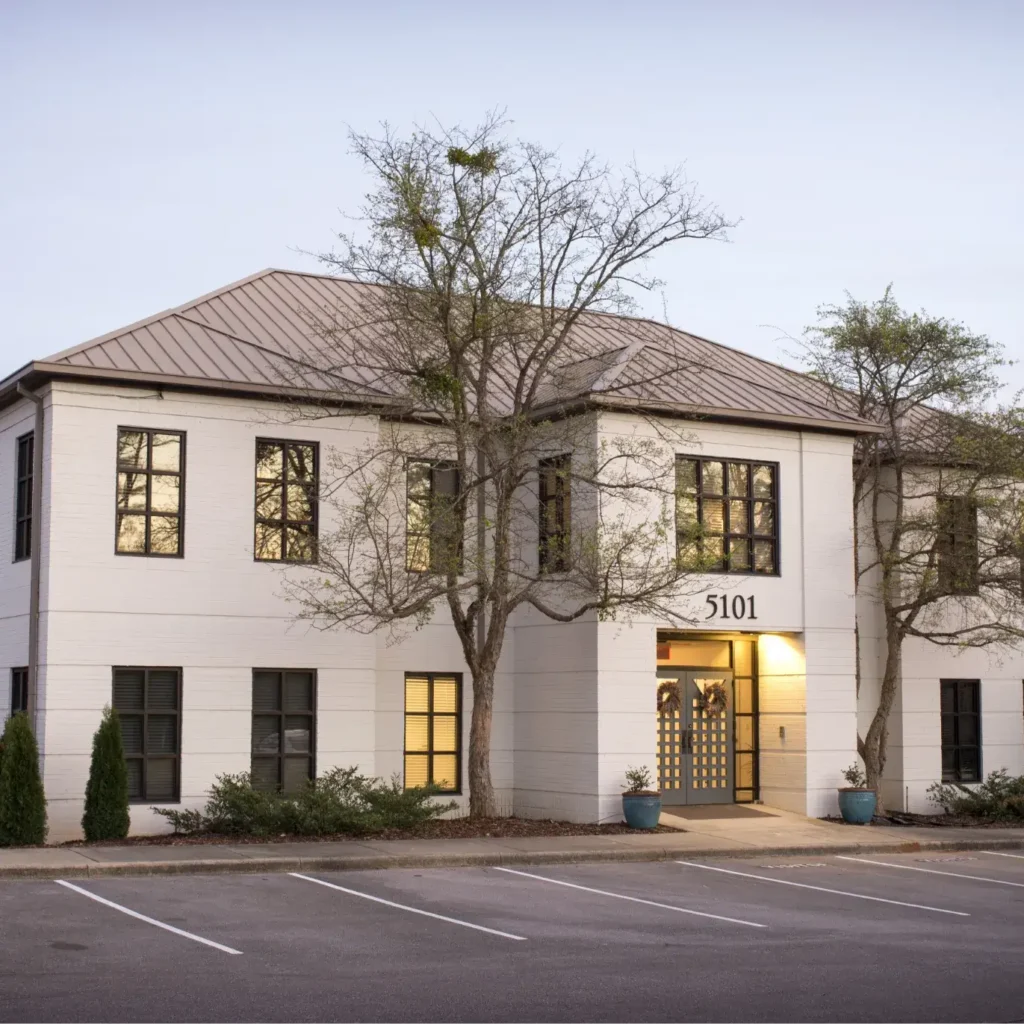 Exterior of medical office building.