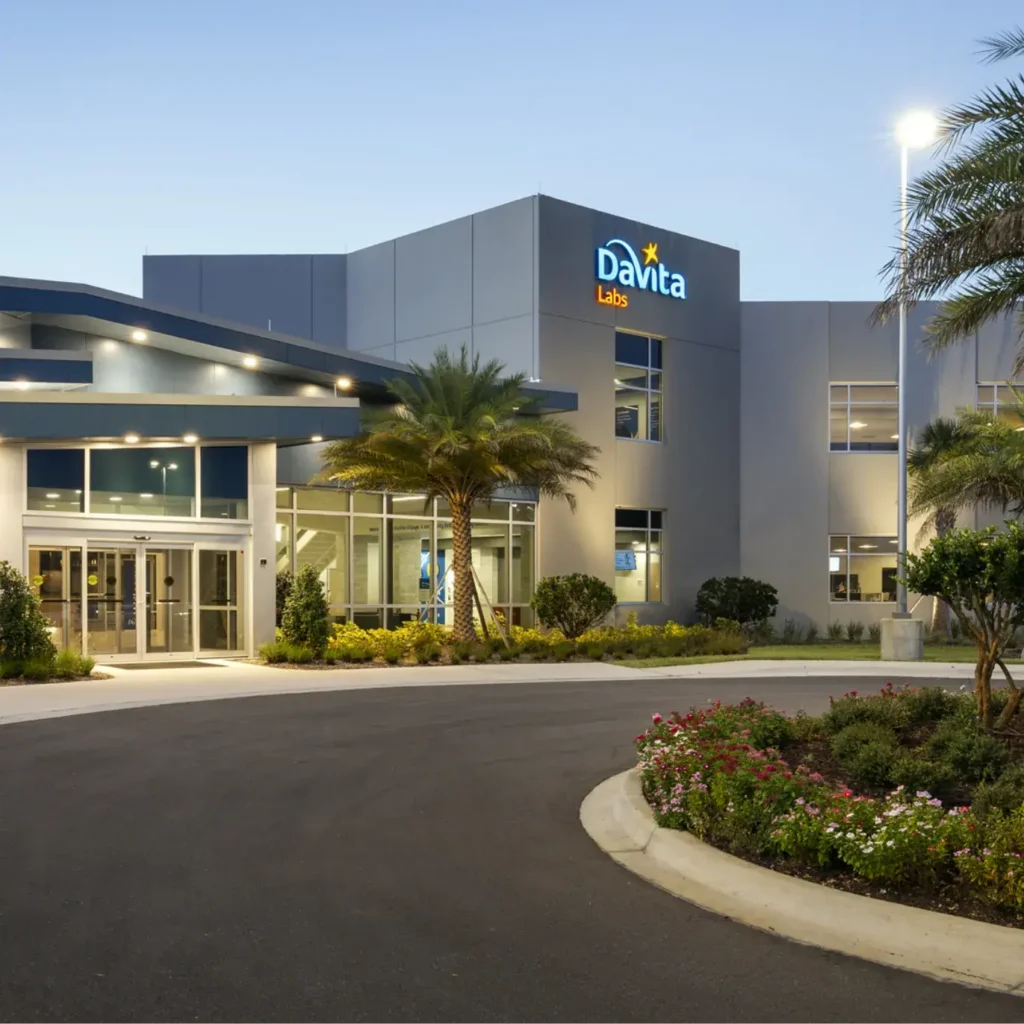 Exterior of medical office building.