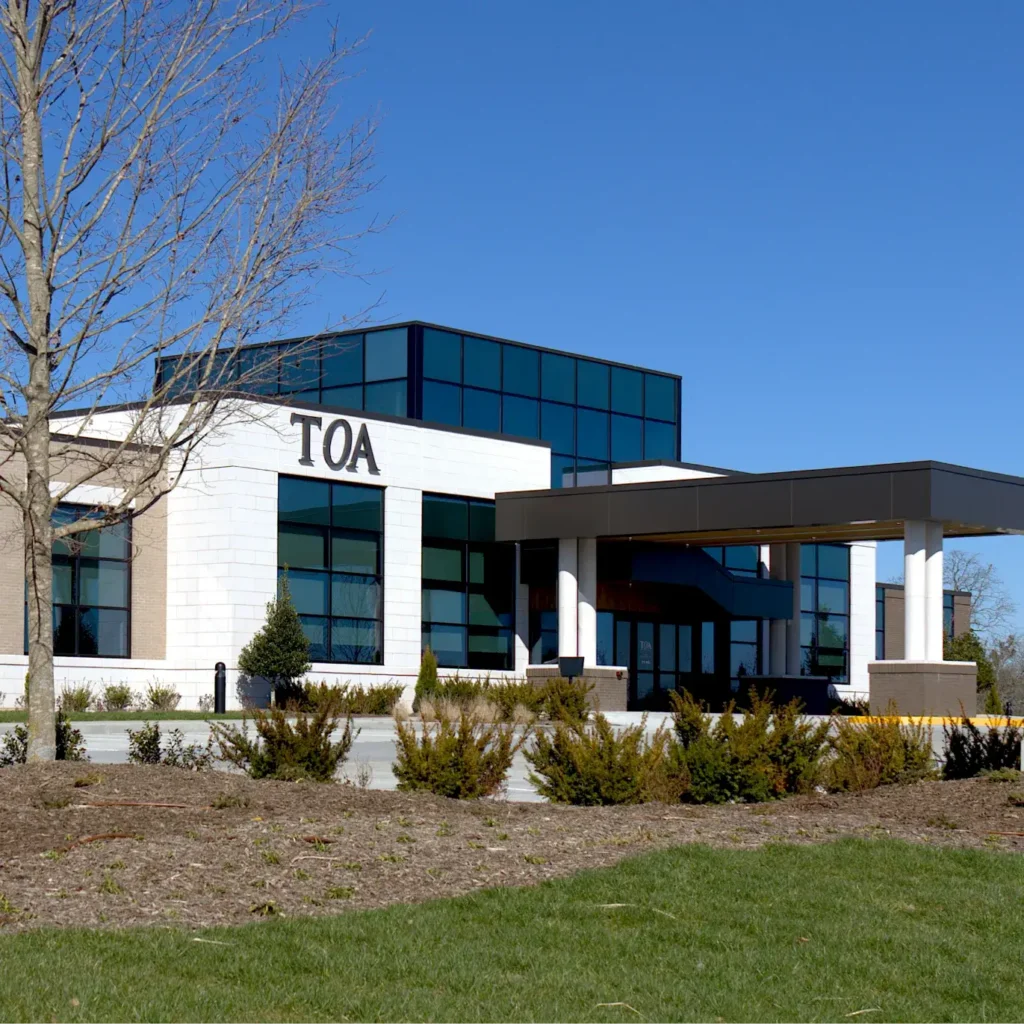 Exterior of medical office building.