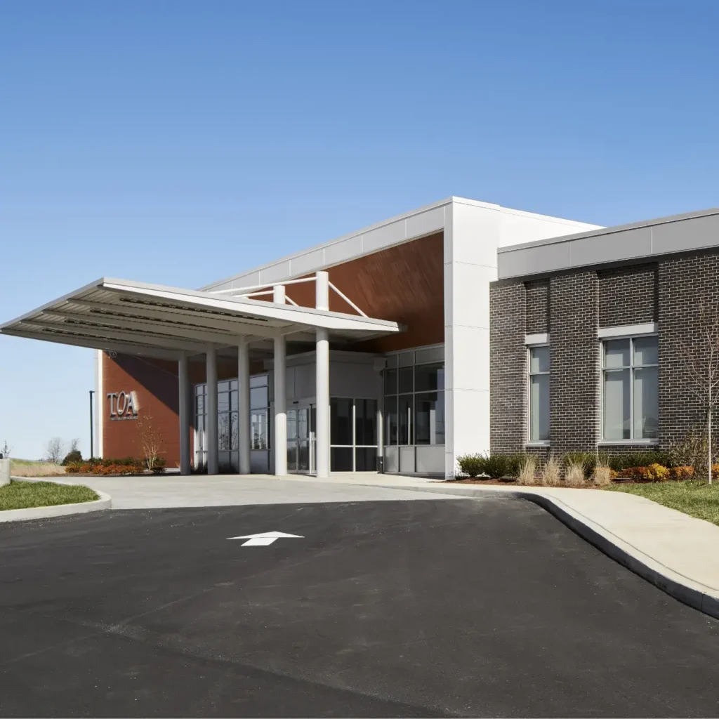 Exterior of medical office building.