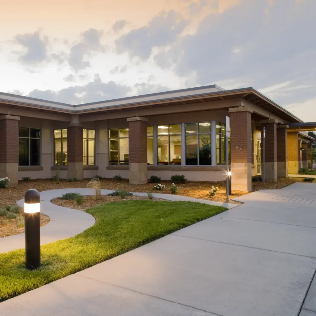 Exterior of medical office building.