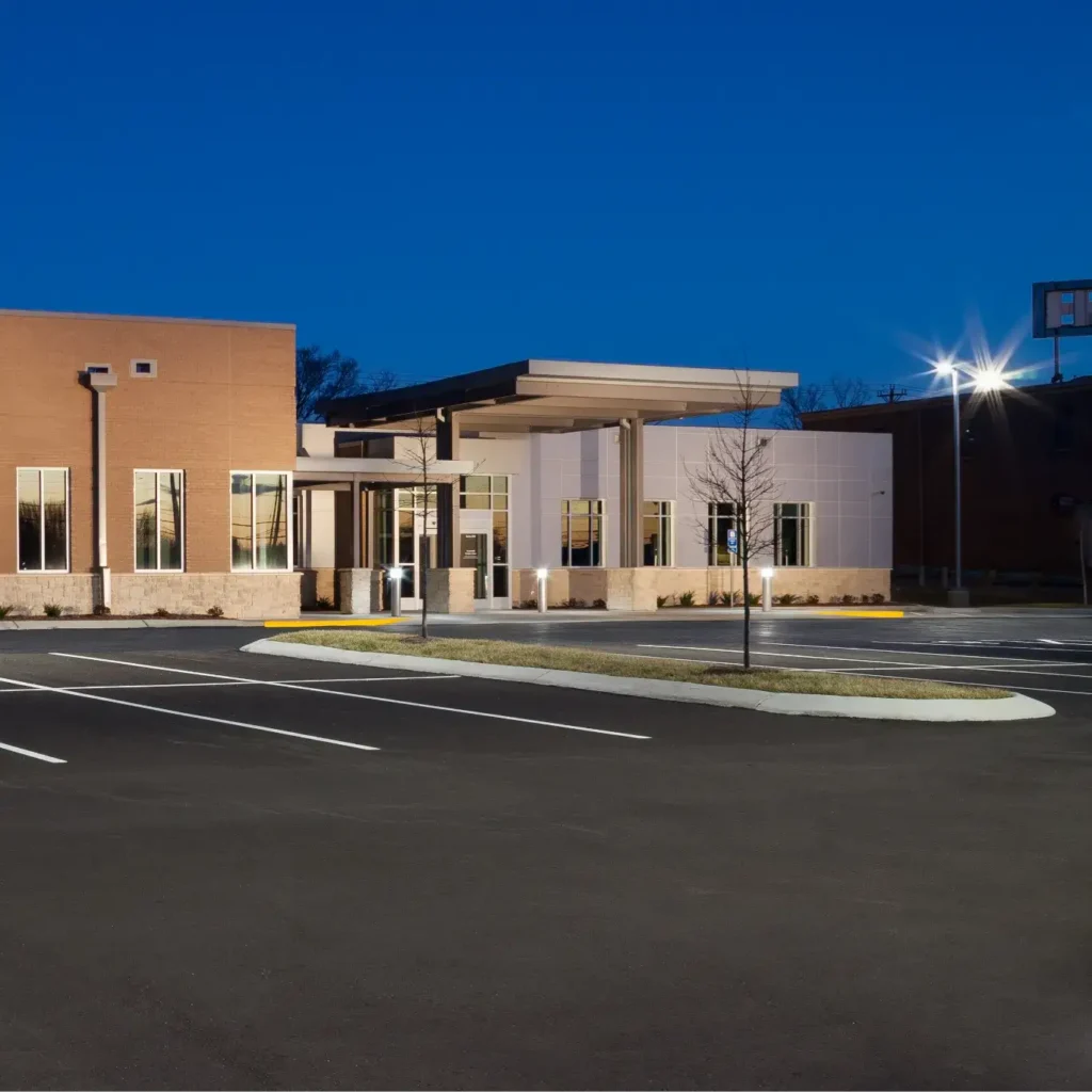 Exterior of medical office building.