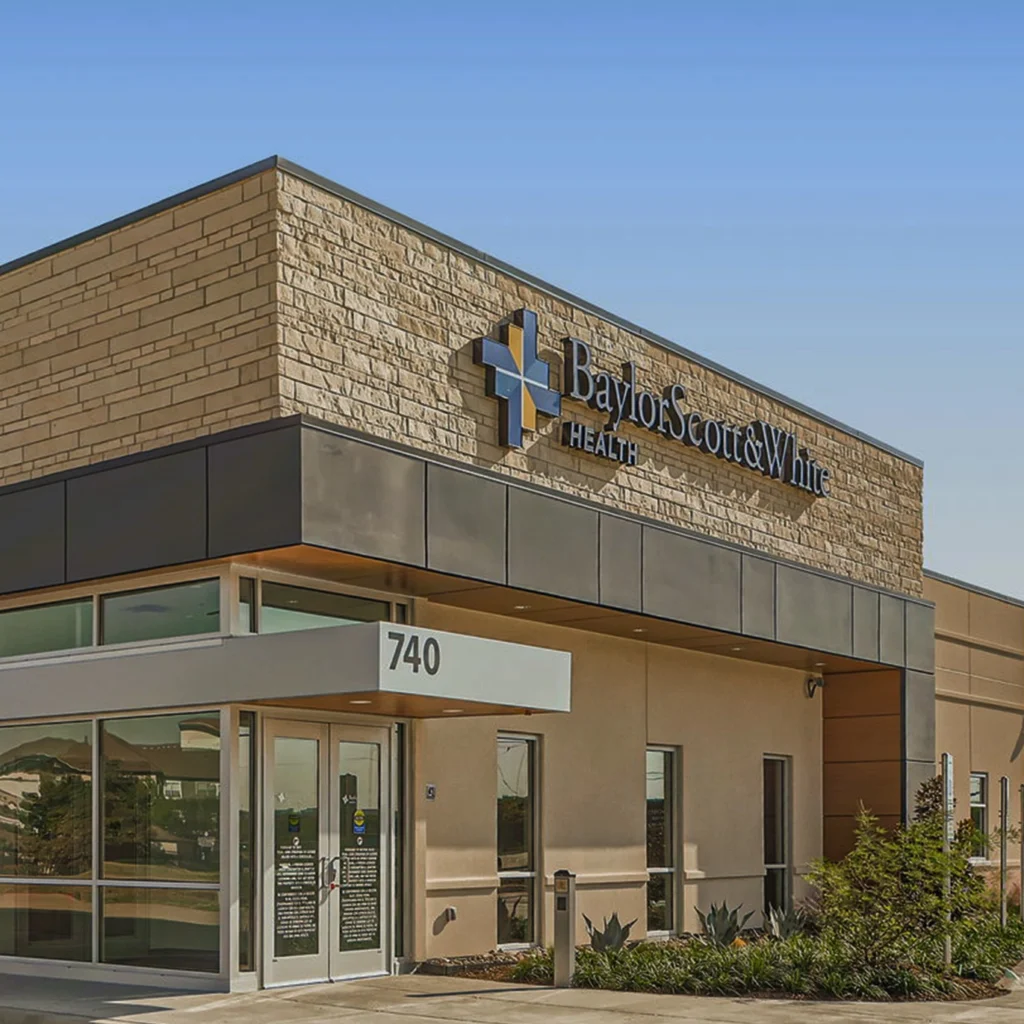 Exterior of medical office.